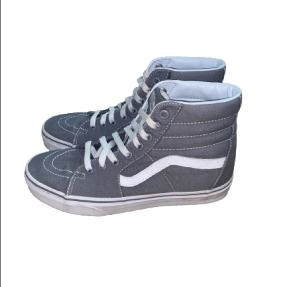 Vans High Top Gray Size 8.5